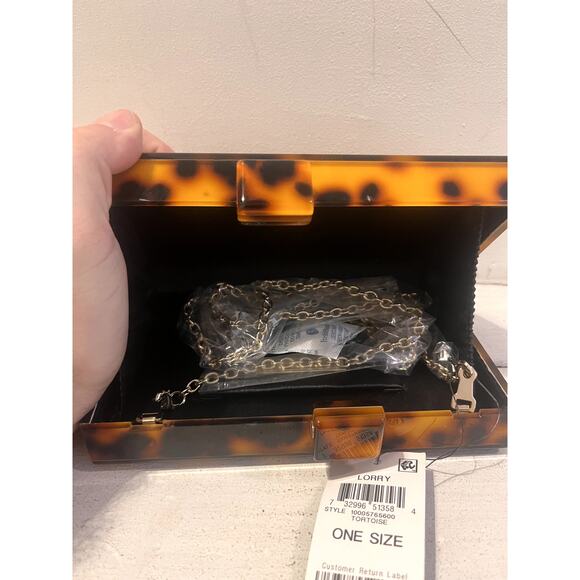 NEW Vince Camuto Leopard Print Clutch/Purse - Picture 4 of 7